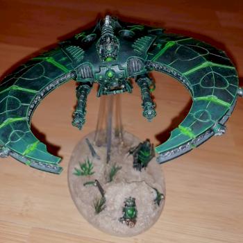 Necron Night Scythe by Sad_Dzen