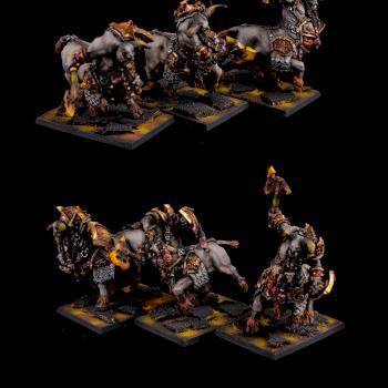 Warhammer FB / T9A / AoS. Infernal Dwarves, Bull Centaur Renders by cool-minis.com
