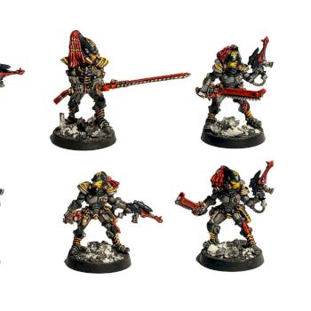 Striking Scorpions & Exarch by kaeloth