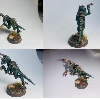 Tyranid Hormagant Green/Brown by Tyndareus