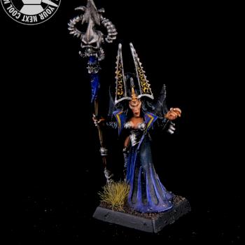 Warhammer FB/T9A/AoS, Dark Elves Sorceress Metal by cool-minis.com