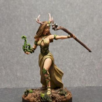 Dark Sword Female Druid Sorceress by superbug983