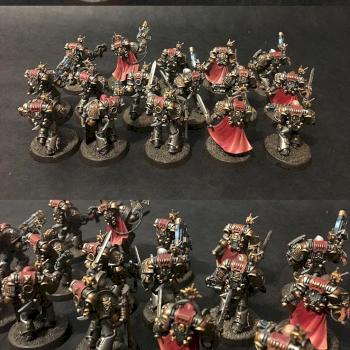 Deathwatch Space Marines Squad by Milosz Wojtasik