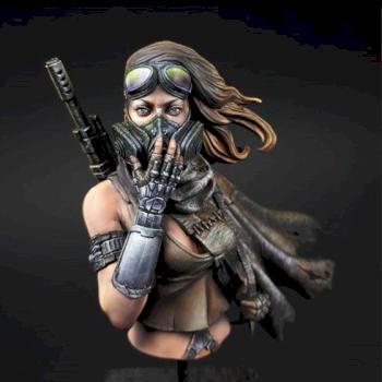 Female Sniper Bust by Grosso