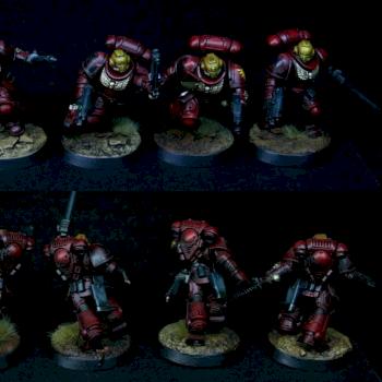Blood Angles Assault Squad by goblet