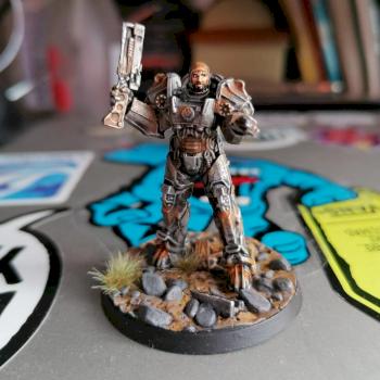 Fallout Wasteland Warfare - Paladin Danse by Luis Aguilar
