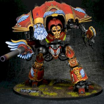 Blood Angels Imperial Knight by Piriney