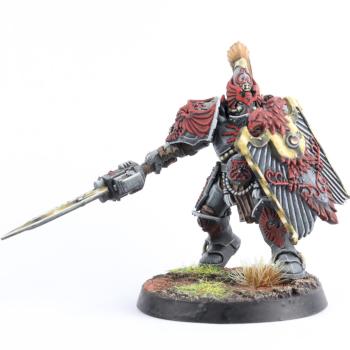 Grey Custodian Guard of the Adeptus Custodes by dansub