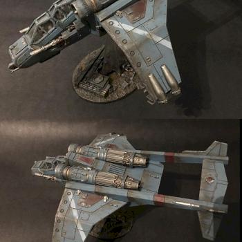 Astra Militarum Valkyrie Close Ups by Milosz Wojtasik