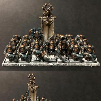 Dwarf Irondrakes Regiment by Milosz Wojtasik