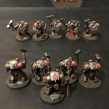 Deathwatch Terminator Squad 1 by Milosz Wojtasik