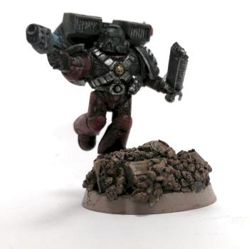 Flesh Tearer Assault Marine by Sad_Dzen