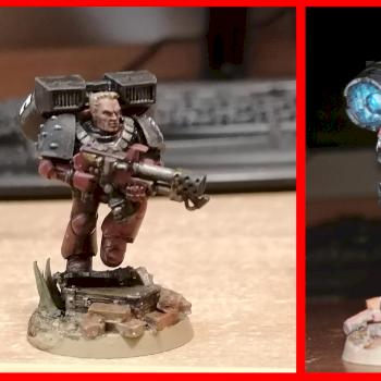 Flesh Tearers Assault Marine by Sad_Dzen