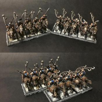 Chaos Marauder Horsemen Flails by Milosz Wojtasik