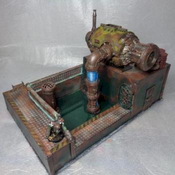 sector mechanicus promethium tank pumping station by thecat