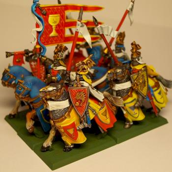 Bretonnian Grail Knights by Rico