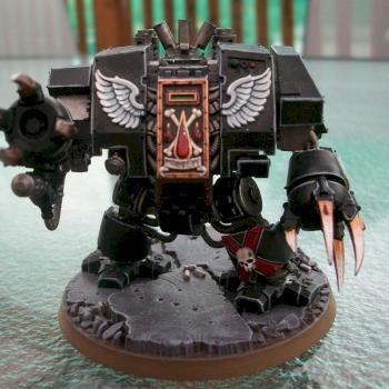 Blood Angels Death Company Dreadnought by Cedric The Bear