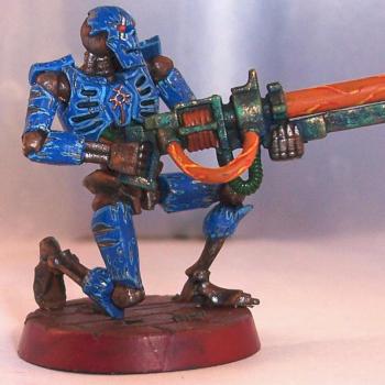 Necron Warrior by Bruglyother