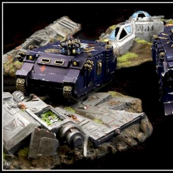 Blood Raiders Rhino & Vindicator by Elmin