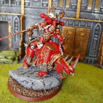 Khorne Lord on Juggernaut by Blastershoot