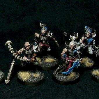 Dark Eldar Wychs by DrumAndBass