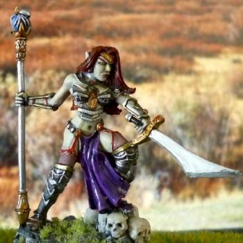 Dark Elf Sorceress by Bruce