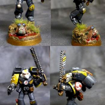 Red Scorpions Vanguard Veteran squad by adolf1