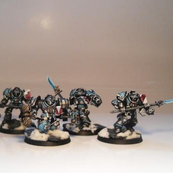 Grey Knight terminator unit by RichFielder