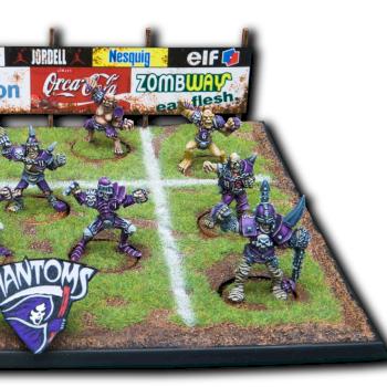 Blood Bowl Undead team by Dain
