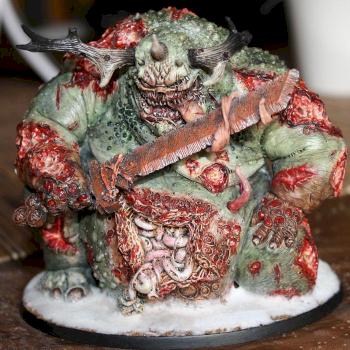 Greater daemon of nurgle by Sniprok