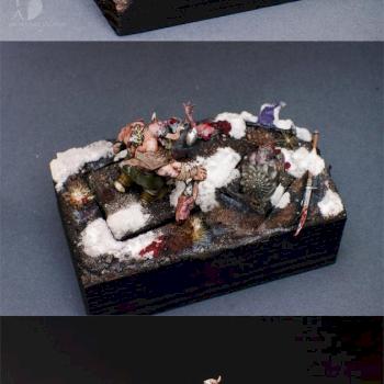 Nurgle Ogre and Chaos Snail by Sarmatia Painting Studio