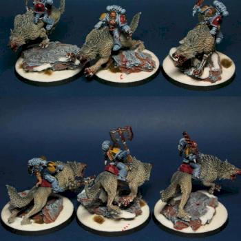 Space Wolves Thunderwolf Cavalry by Byronic