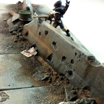 Urban Apocalypse Concrete Barriers - Right Side Curb by Terraformer