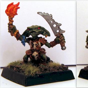 Pathfinder Goblin Pyro (Dagger up) by ThornDJL7