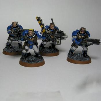 Space Marines Scouts by ipaintminiatures
