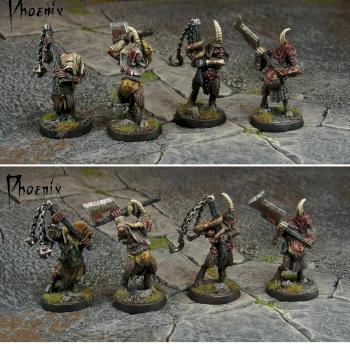 Beastmen Pestigors by Phoenix_PL