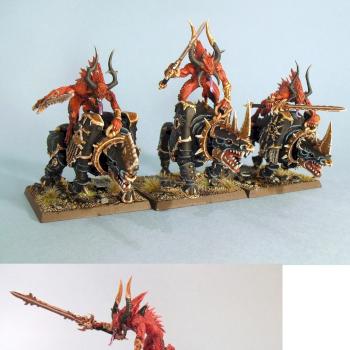 Bloodcrushers of Khorne by Ismaël A