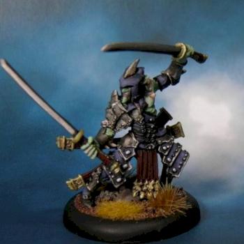 Blighted Nyss Swordsman Abbot & Champion - Legion of Everblight by TheRat
