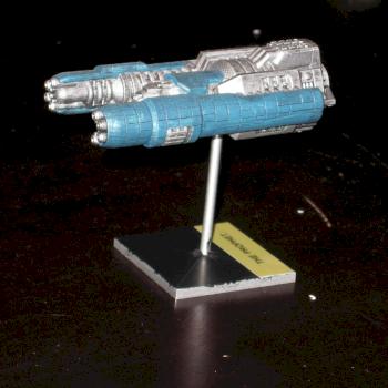Firestorm Armada Sorylian Bombard-class Gunship by renodemona