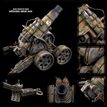 Death Korps of Krieg Medussa Siege Gun by de-Zigner