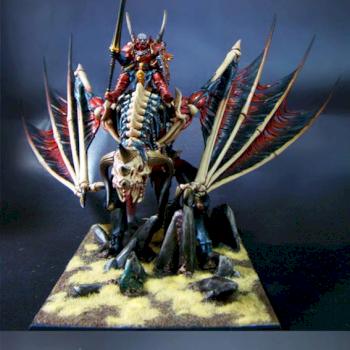 vampire lord on zombie dragon by owl_green