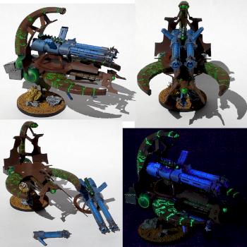 Scratchbuilt Necron Annihilation Barge by MalikDrako