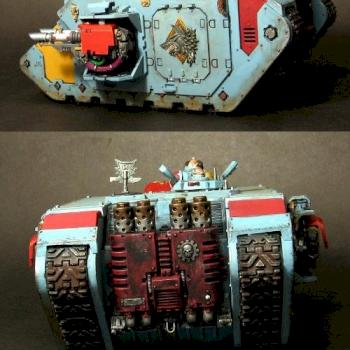 Space Wolves land raider by adary