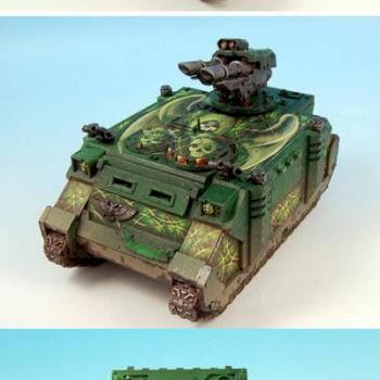 Warhammer 40K Dark Angels Razorback by rene