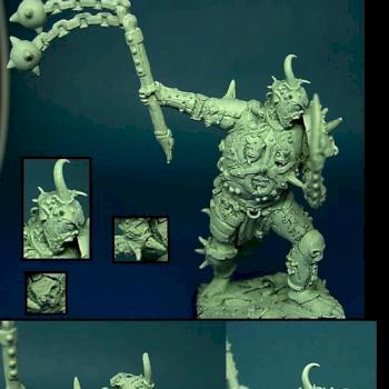 Champion of Nurgle (28mm) by Chasm Keeper