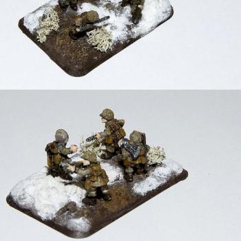 Flames of War | U.S. Parachuts Rifle/MG-Team | 15mm by dvux