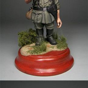 Big head Germany Soldier with Machinegun by caomao777