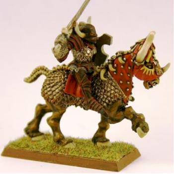 Mounted Champion of Khorne by paintingrobot