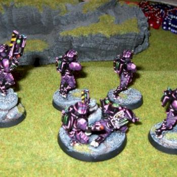 tau firewarrior squad by neontau