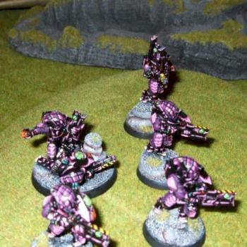 tau firewarrior squad by neontau